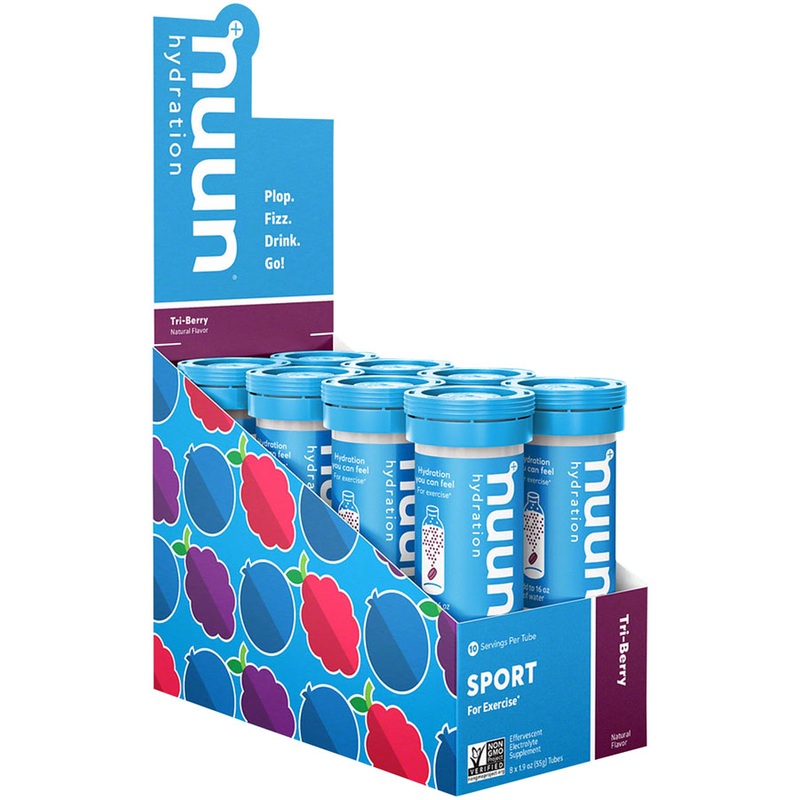 Nuun Sport Hydration Tablets: Tri Berry, Box of 8 Tubes
