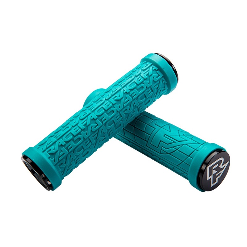 Race Face Grippler 30mm Grips – Turquoise Turquoise