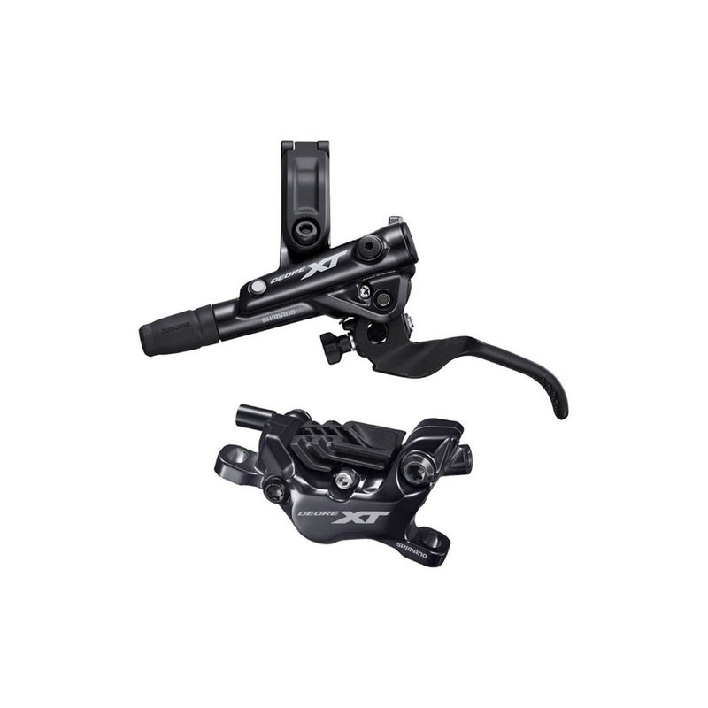 Shimano XT M8120 Disc Brake – Rear – Black – OE Black 1650mm Hose – Met Pads – J-Kit