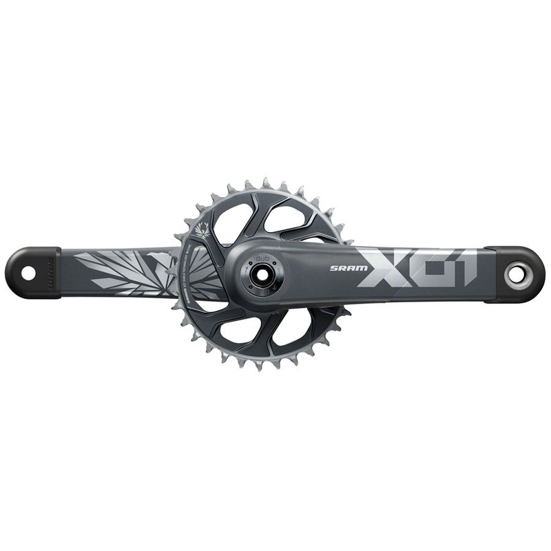 SRAM X01 Eagle SuperBoost+ Crankset – 165mm, 12-Speed, 32t, Direct Mount, DUB Spindle Interface, Lunar/Polar, C2