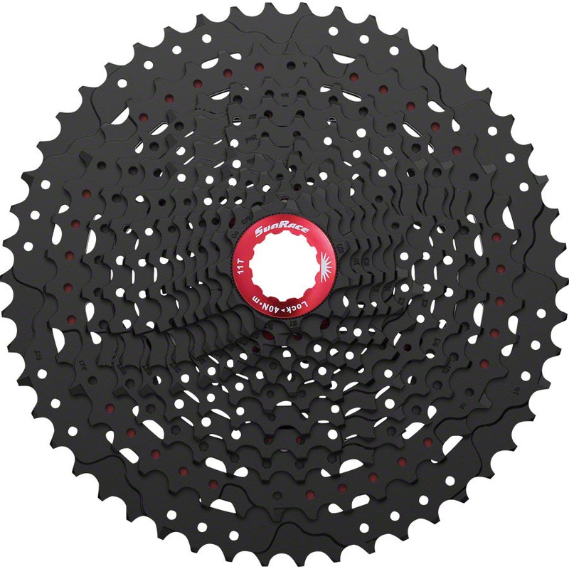 SunRace MX8 Cassette – 11 Speed, 11-50t, Black