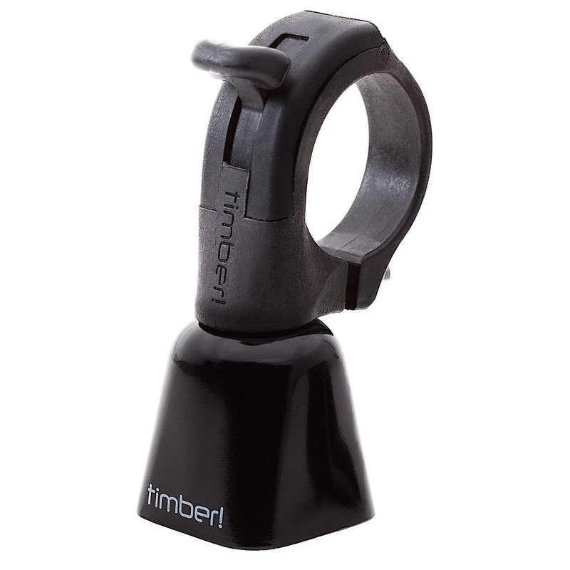 Timber Mountain Bike Bell – Black Black Bolt On
