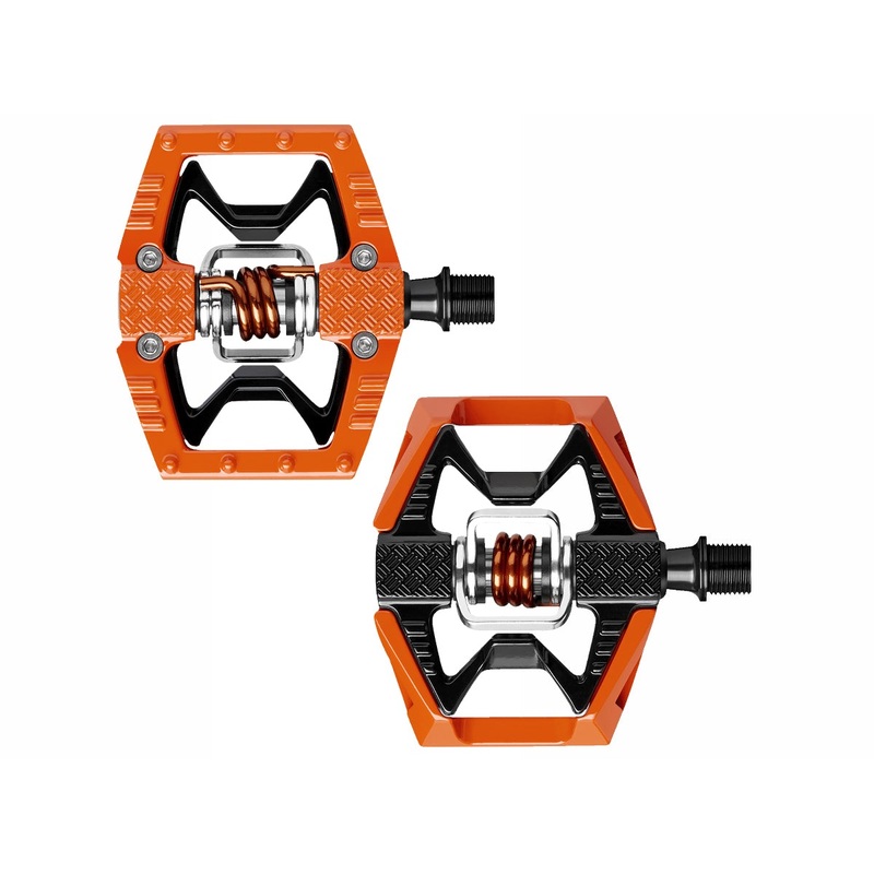 Crank Brothers Double Shot Hybrid Pedals – Orange Orange