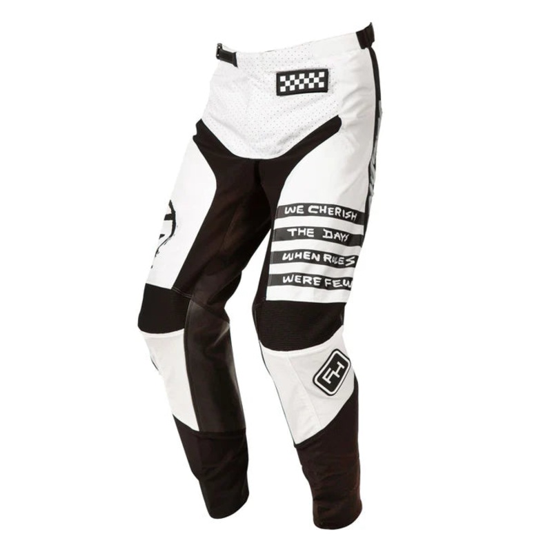 Fasthouse Grindhouse 2.0 Punk Pant – White-Black White – Black 42″