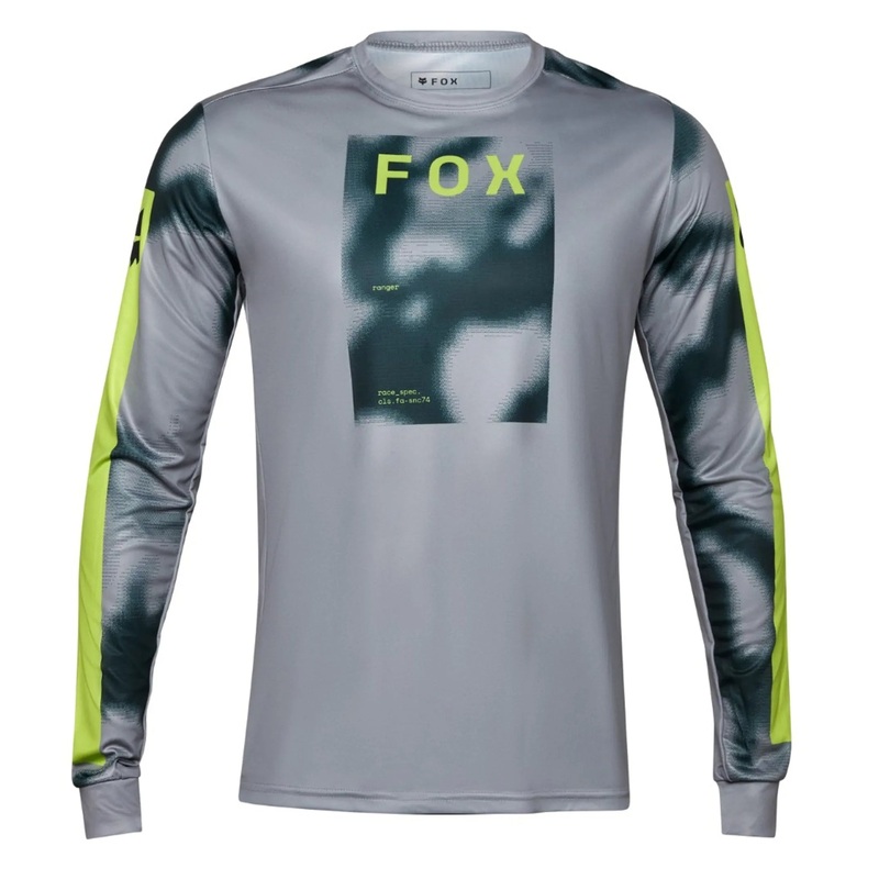 Fox Racing Ranger Long Sleeve Jersey – Taunt – Steel Gray Steel Gray Small