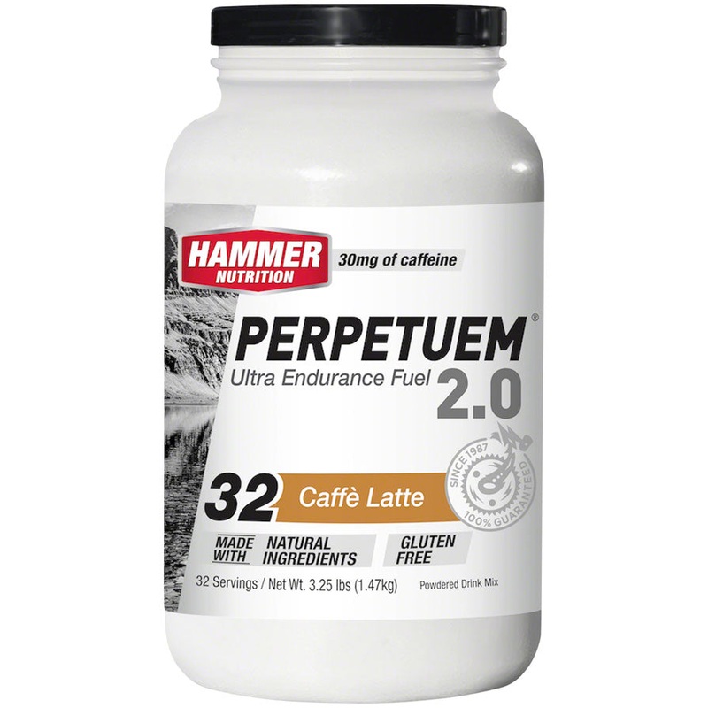 Hammer Perpetuem: Cafe Latte (with caffeine) 32 Servings
