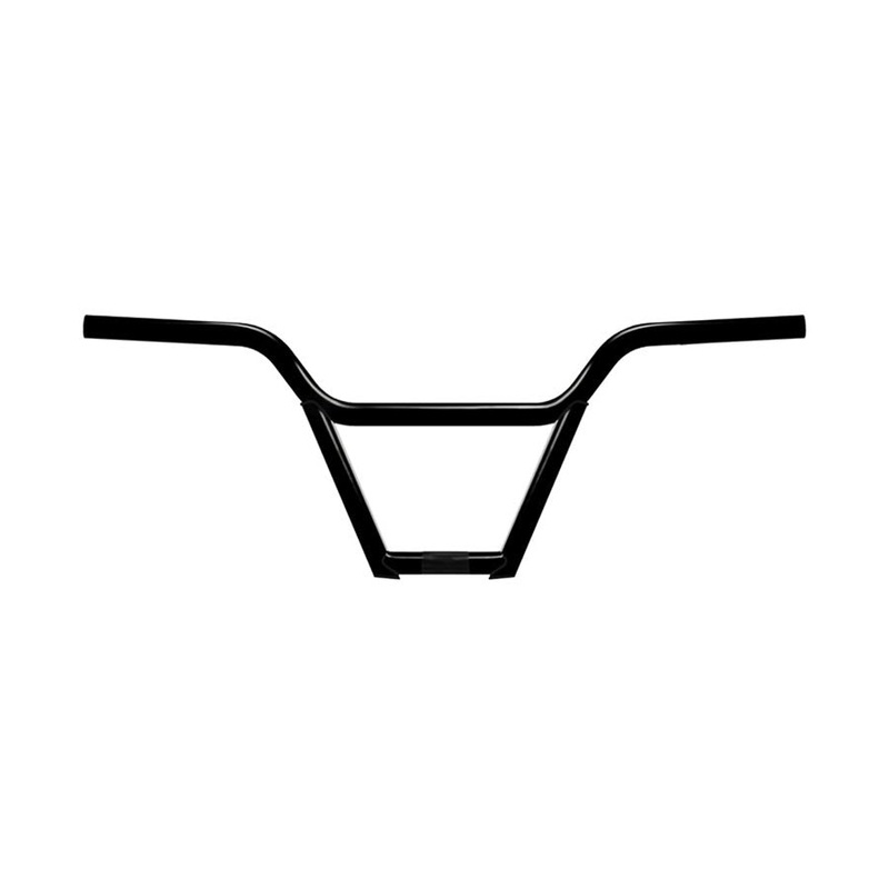 High-Performance BMX Handlebar Collection | Cr-Mo Alloy, Signature & Flatland Designs, Lightweight Construction, Kinked Cross Tube for Strength Black