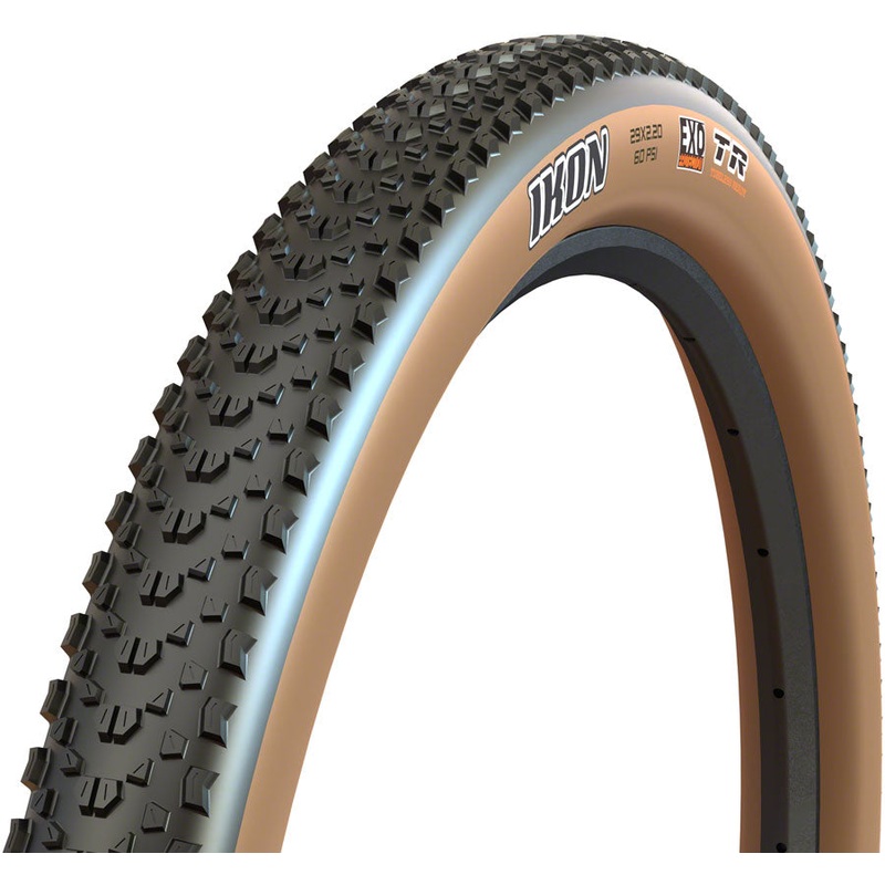 Maxxis Ikon Tire – 29 x 2.20, Tubeless, Folding, Black/Dark Tan, Dual, EXO