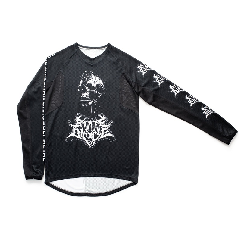 State Bicycle Co. – “Death Metal” All-Road Jersey – Long Sleeve Tech-T Small