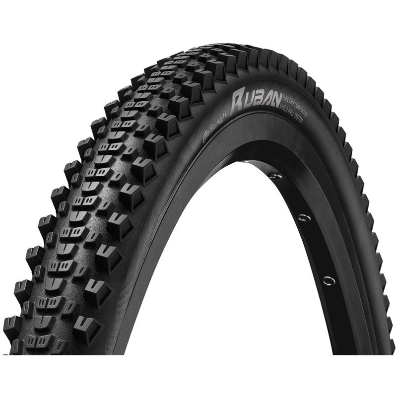 Continental Ruban Tire – 27.5 x 2.60, Tubeless, Folding, Black SL, PureGrip, ShieldWall System, E25