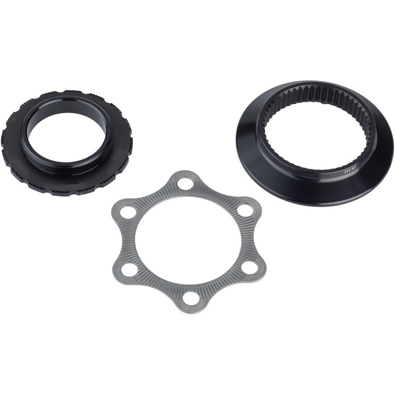 DT Swiss Center Lock to 6-Bolt Disc Adaptor for 15mm and 20mm Thru Axle