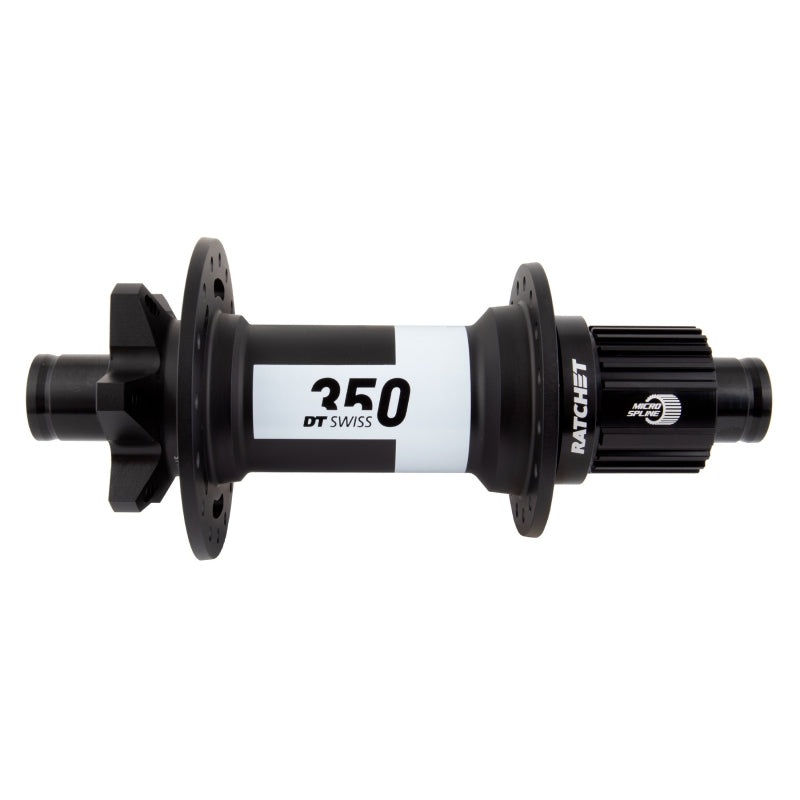OPEN BOX – DT Swiss 350 Rear Hub – 12 x 157mm 6-Bolt Micro Spline Black 32H 36pt