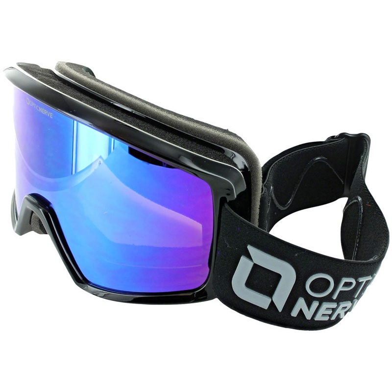 Optic Nerve Shavano Goggles – Shiny Black, Brown/Revo Cat 3