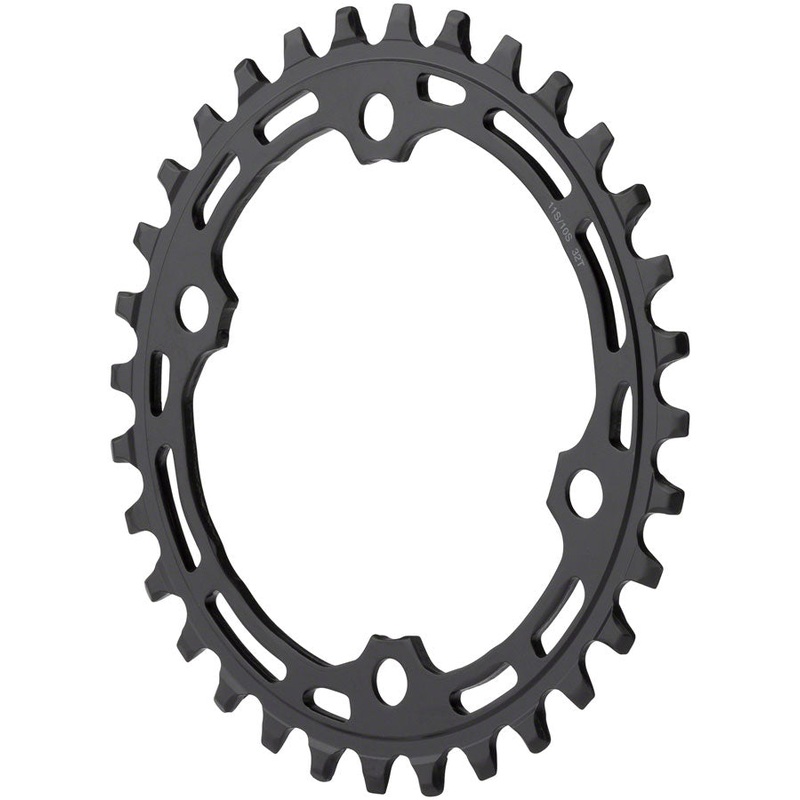 Shimano Deore M5100-1 Chainring – 32t, 10/11-Speed, Asymmetric 96 BCD, Black