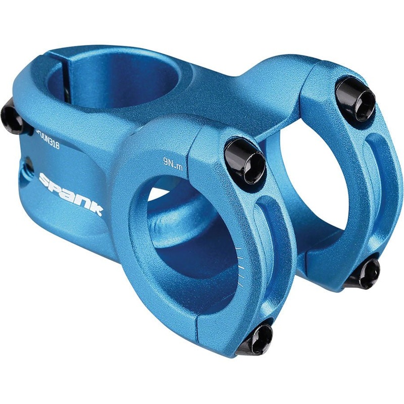 Spank Spoon 318 Stem – 43mm Length – 31.8mm Clamp – Blue