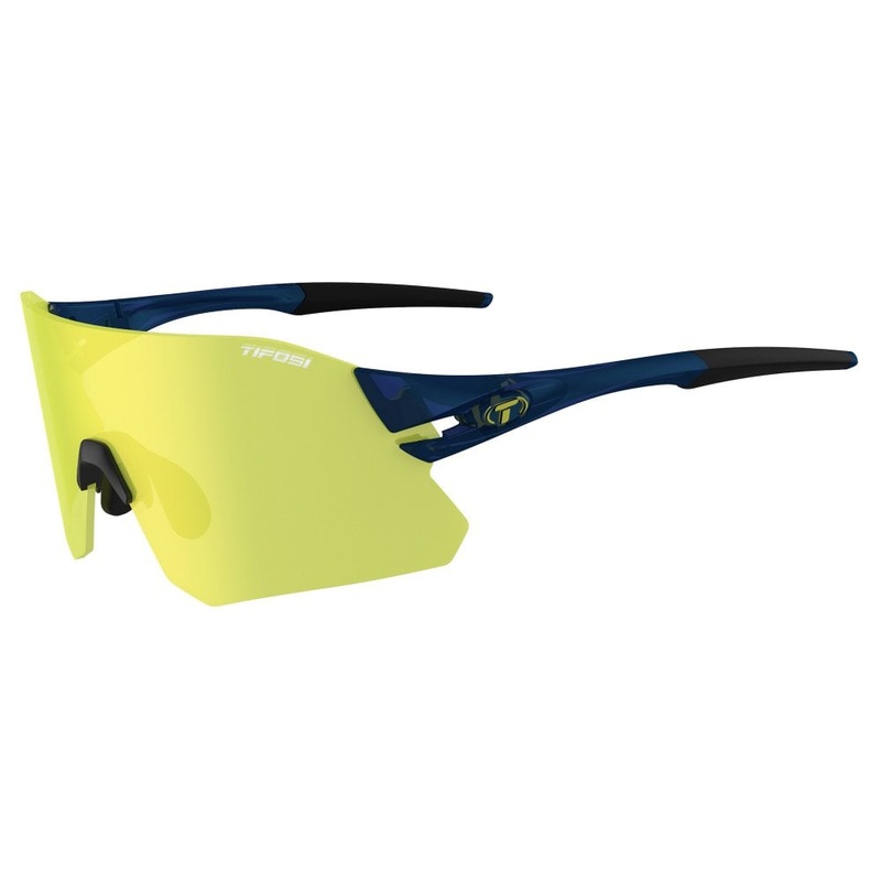 Tifosi Rail Interchangeable Lens Sunglasses – Midnight Navy Midnight Navy Includes – Clarion Yellow – AC Red – Clear Lens