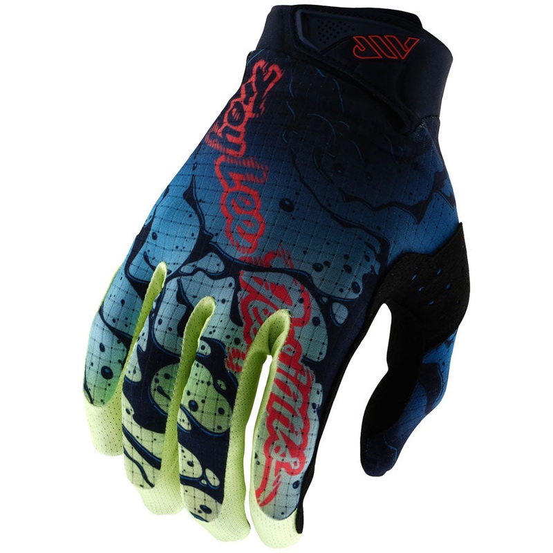 Troy Lee Designs Air Glove  Drip Glo Yellow / Dark Navy, 2X-Large
