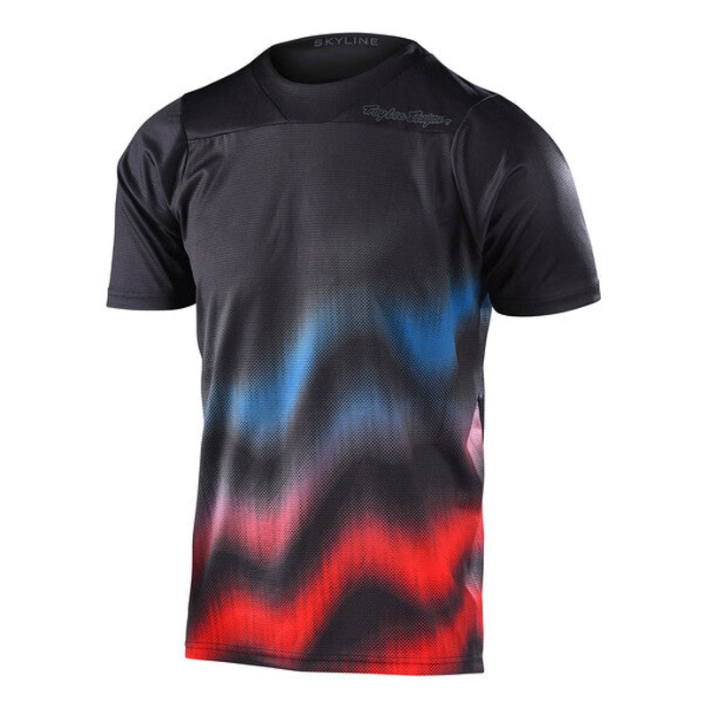 Troy Lee Designs Skyline Short Sleeve MTB Jersey – Wave – Black – 2022 Black Small