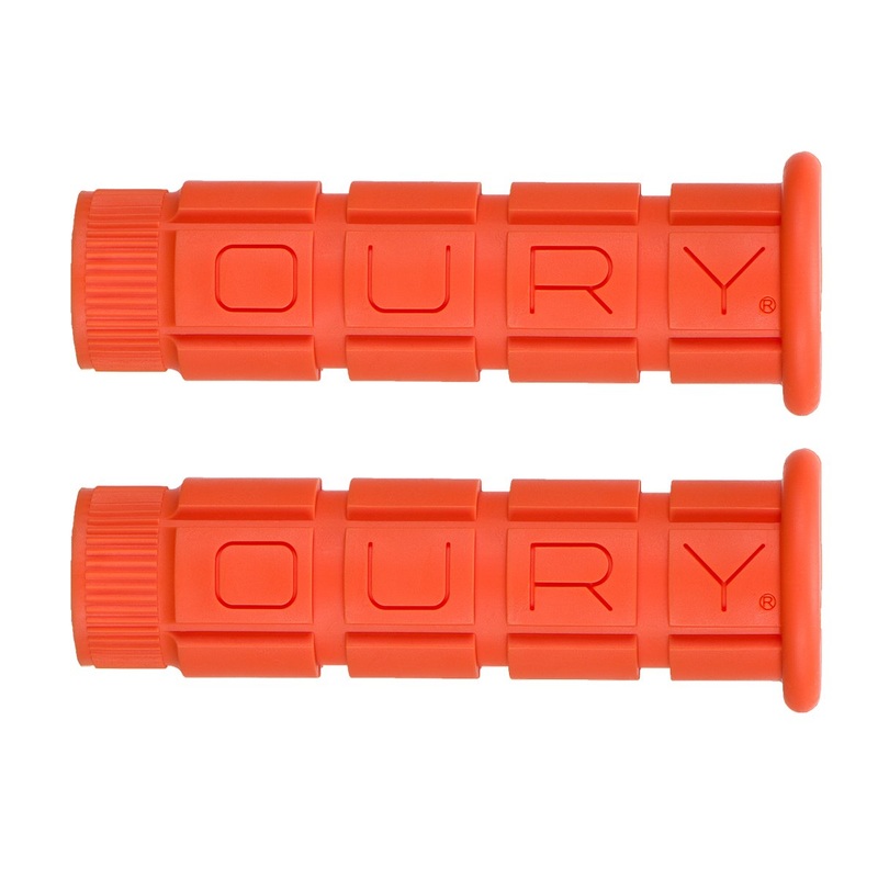 Oury Single Compound MTB Grips – Orange Orange
