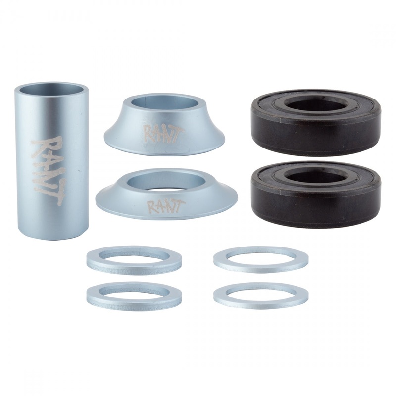 Rant Bang Ur Cartridge Bearings Mid Bottom Brackets Sky Blue for 22mm Cranksets