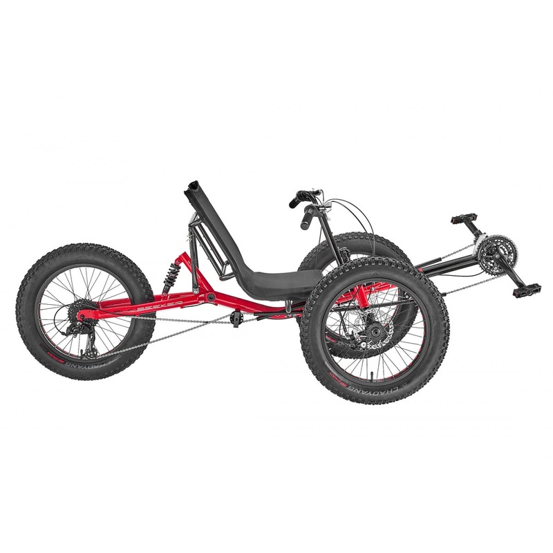 Sun Seeker Fat-Tad CXs Tadpole Unisex 37in – 50.5in X-Seam Gloss Black/Bright Red 20`