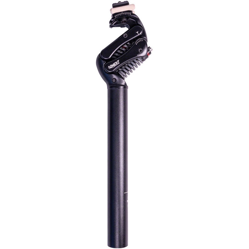 Cirrus Kinekt Suspension Seatpost – Aluminum, 27.2, 350mm, LR- 80-180lb Rider, Black