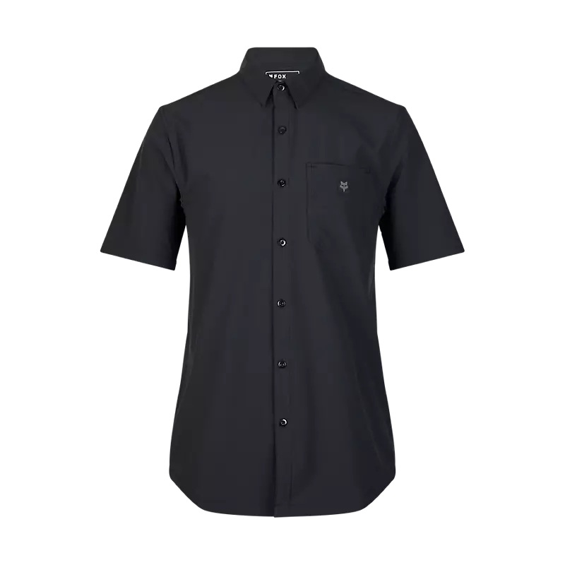 Fox Racing Ranger Short Sleeve Woven MTB Jersey – Black Black Small