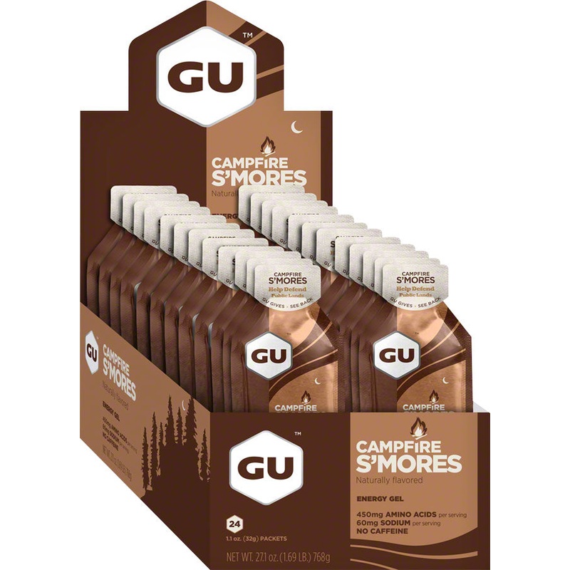 GU Energy Gel – Campfire S’mores, Box of 24