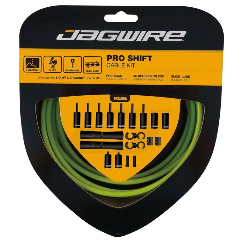 Jagwire 2x Pro Shift Kit – Organic Green Organic Green