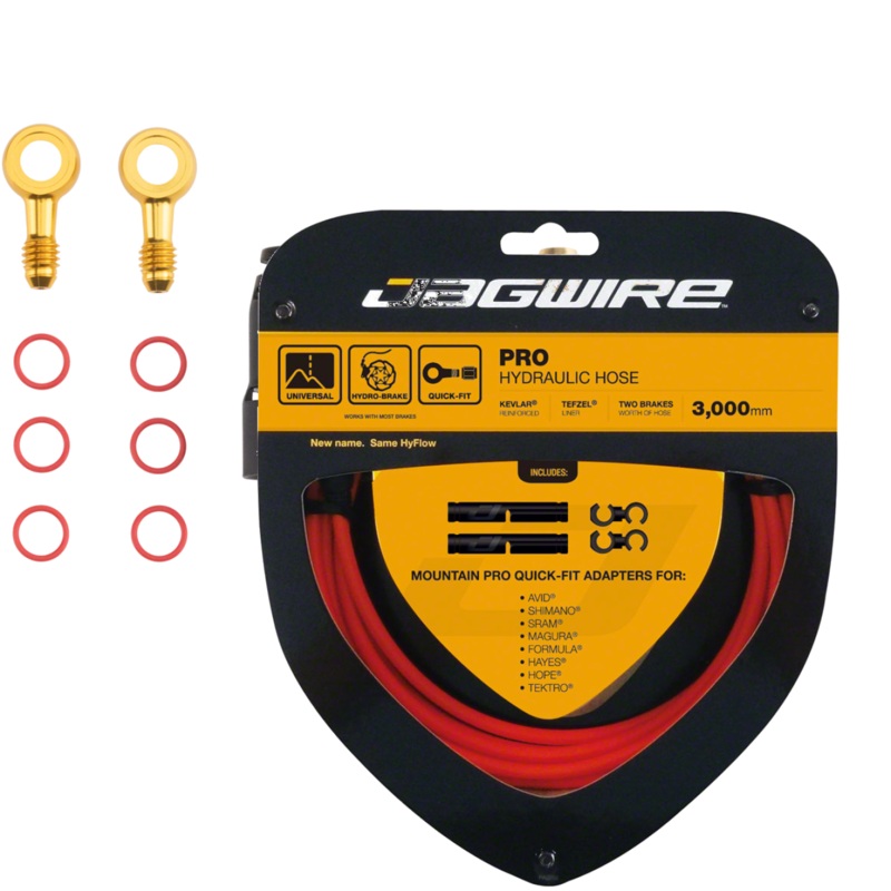 Jagwire Pro Hydraulic Disc Brake Hose Kit & Quick-Fit Adapters for Shimano Shimano XTR, XT, SLX, ZEE