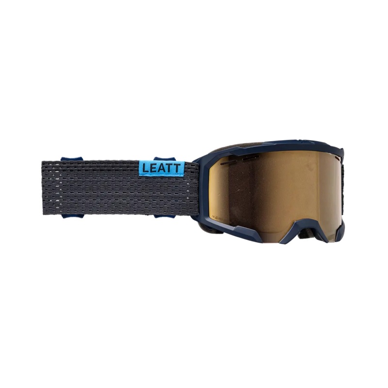 Leatt Velocity 4.0 X-Flow Iriz MTB Goggle – Blue-Bronze – 2024 Blue – Bronze