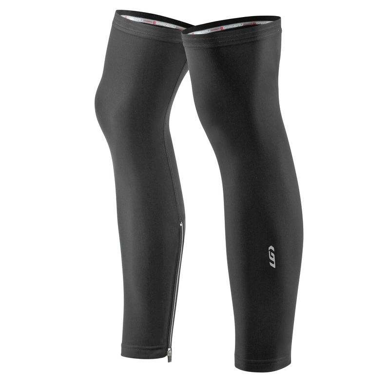 Louis Garneau Zip 2 Leg Warmer – Black Black Small