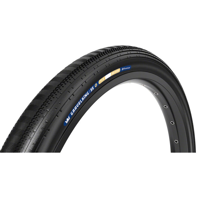 Panaracer GravelKing SS Plus Tire – 700 x 45, Tubeless, Folding, Black