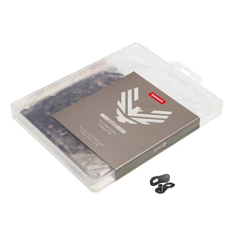 SRAM Eagle T-Type PowerLock Flattop Connector Link – 12-Speed For Eagle T-Type Flattop Chain Only BLK 50  Pack