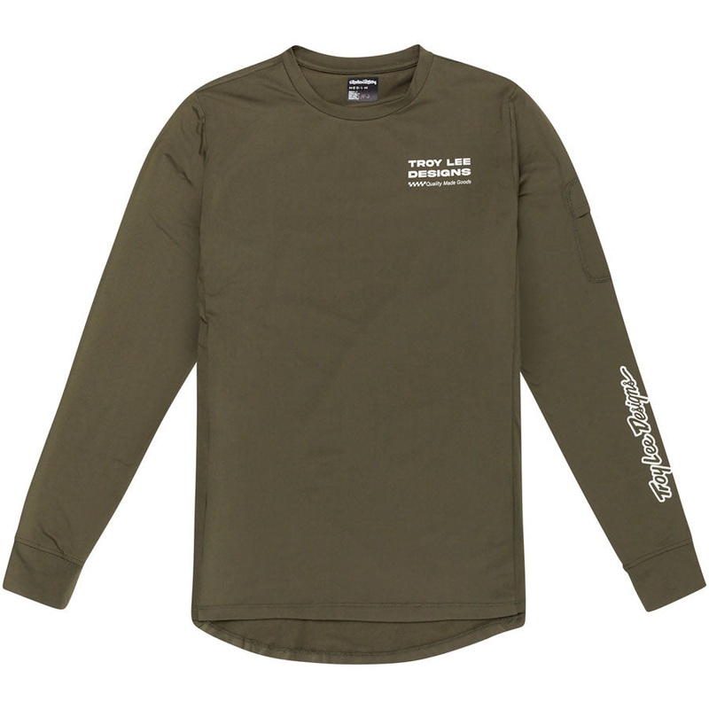 Troy Lee Designs Ruckus Long Sleeve Ride Tee  Factory Caper, Medium