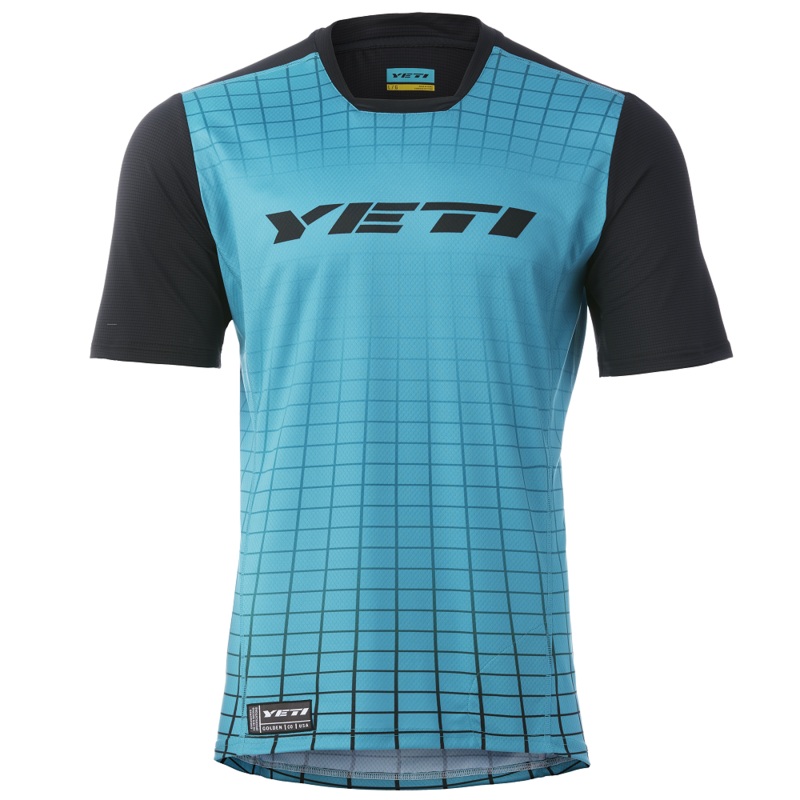 Yeti Enduro Jersey S/S Turquoise/Digital Void Medium