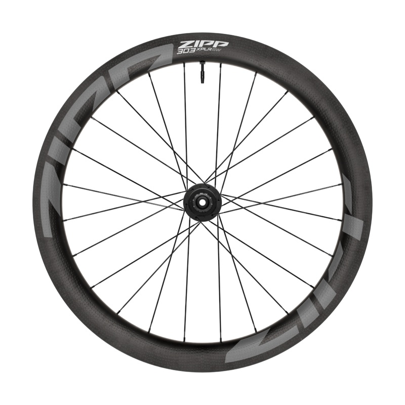 Zipp 303 XPLR SW Front Wheel – 700, 12 x 100mm, Center-Lock, Carbon, Black, 24H, A1