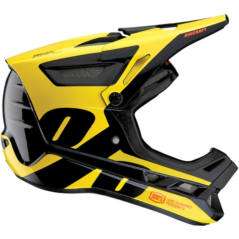 100% Aircraft Composite Helmet Ltd – Neon Yellow – 2022 Neon Yellow X-Small