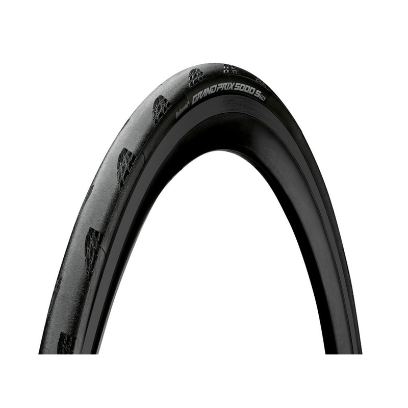 Continental Grand Prix 5000 S 700c Tubeless Road Tire –  Black Black 25c