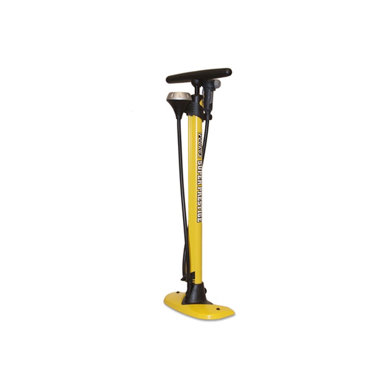 Pedros Super Prestige Floor Pump Yellow