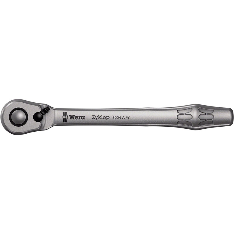 Wera 8004 A Zyklop Metal Ratchet – 1/4″ Drive Switch Lever