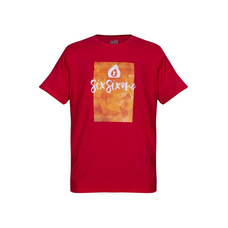 661 Script Tee – Red Red Small