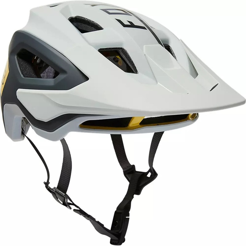 Fox Racing Speedframe Pro Blocked MIPS Helmet – White, Large