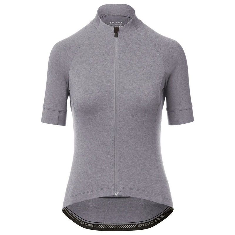 Giro New Road Short Sleeve Road Jersey – Womens – Sharkskin Heather Sharkskin Heather Small