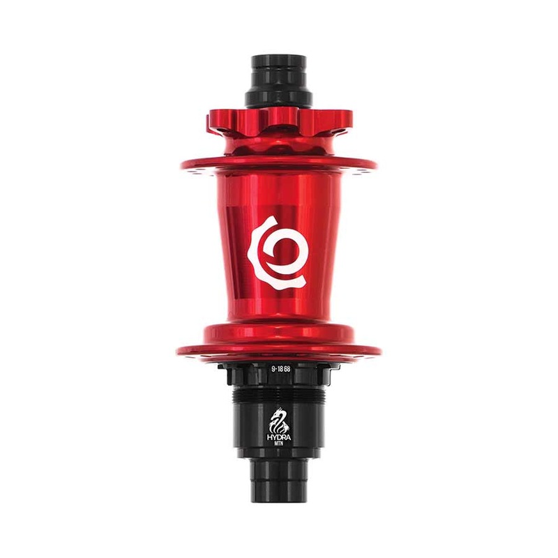 Industry Nine Hydra Classic Boost 6B Disc Hub Rear 28H 12mm TA 148mm Shimano Micro Spline Red
