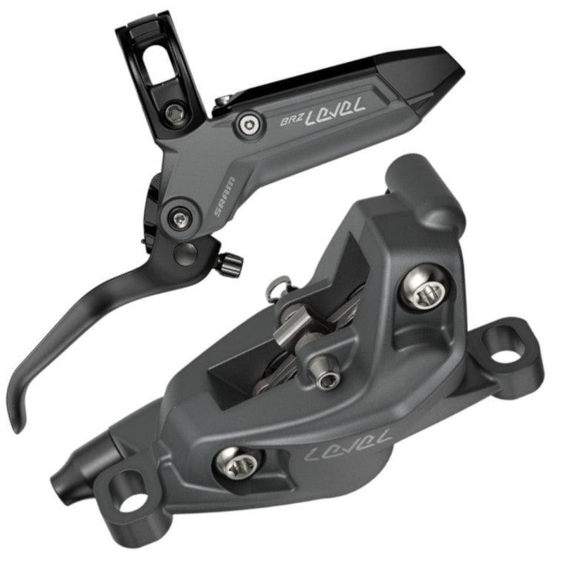 Level Bronze Stealth 4-Piston Disc Brake Set Dark Polar Front/Left Steel/Organic