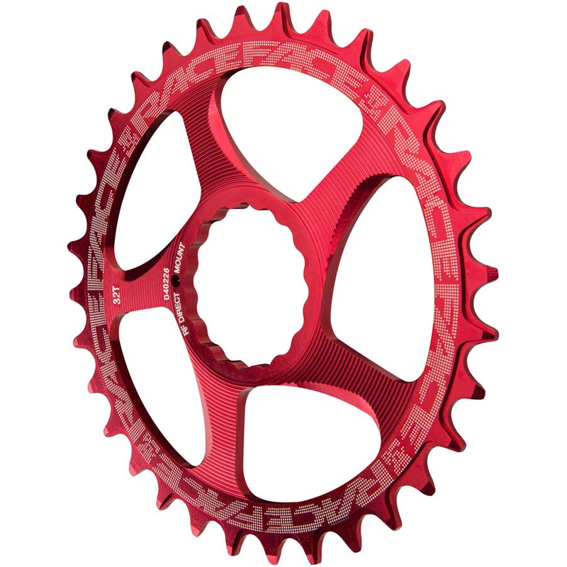 RaceFace Narrow Wide Chainring: Direct Mount CINCH 36t Red