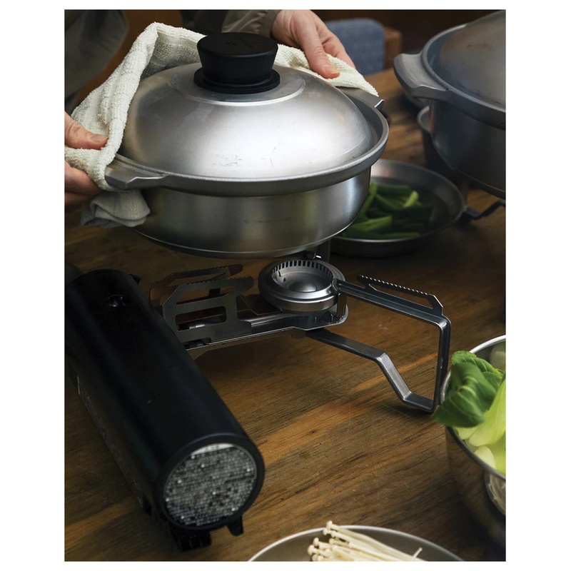 Snow Peak Home & Camp Burner Black: Versatile Cooking Solution for Indoor and Outdoor Use