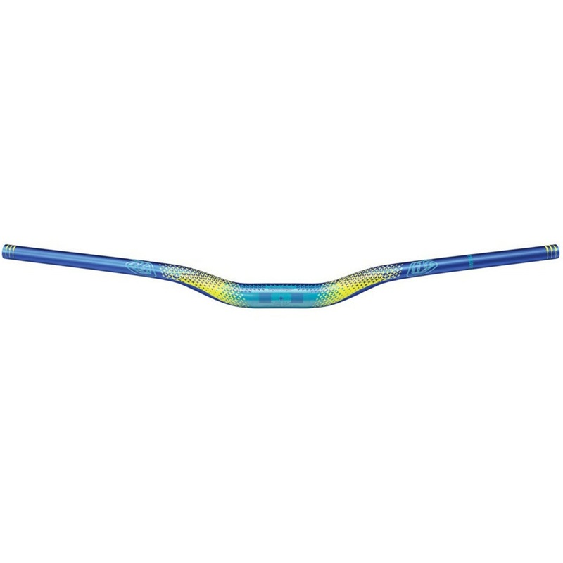 Truvativ Descendant Troy Lee Designs 35mm DH Riser Handlebar – Starburst Cyan-Blue Starburst Cyan – Blue 800mm – 35.0mm – 25mm