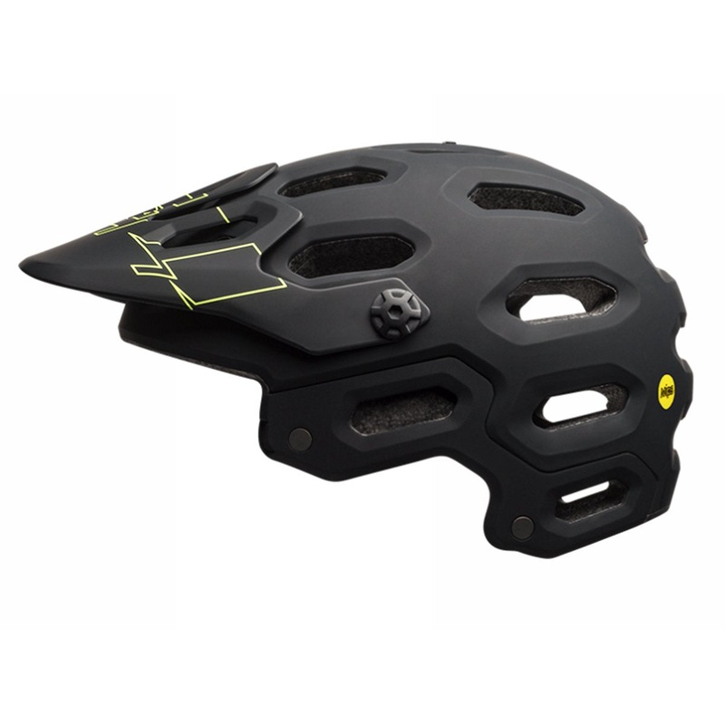 Bell Super 3 MIPS MTB Helmet – Matt Black-Retina Sear Matt Black – Retina Sear Small